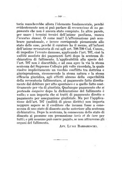 Il diritto fallimentare e delle società commerciali rivista di dottrina e giurisprudenza