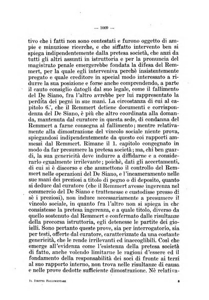 Il diritto fallimentare e delle società commerciali rivista di dottrina e giurisprudenza