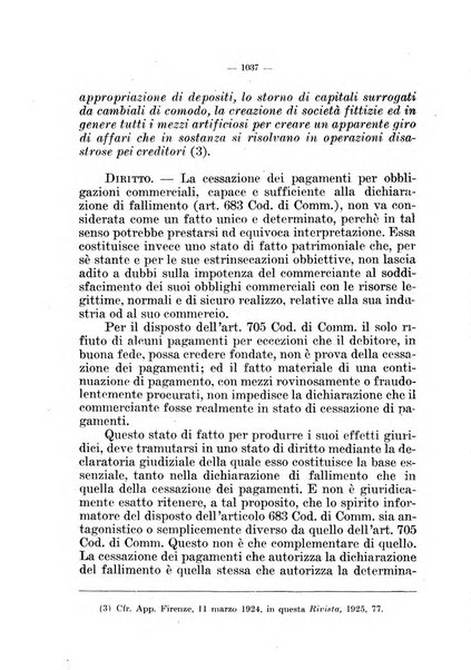 Il diritto fallimentare e delle società commerciali rivista di dottrina e giurisprudenza