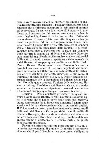 Il diritto fallimentare e delle società commerciali rivista di dottrina e giurisprudenza