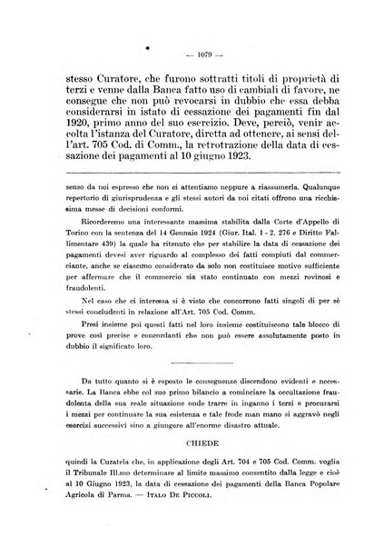 Il diritto fallimentare e delle società commerciali rivista di dottrina e giurisprudenza