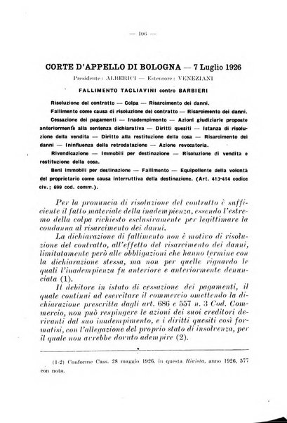 Il diritto fallimentare e delle società commerciali rivista di dottrina e giurisprudenza