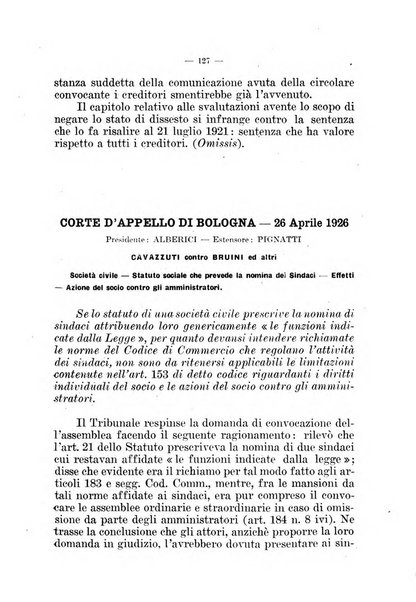 Il diritto fallimentare e delle società commerciali rivista di dottrina e giurisprudenza