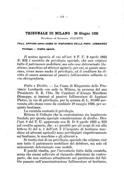 Il diritto fallimentare e delle società commerciali rivista di dottrina e giurisprudenza