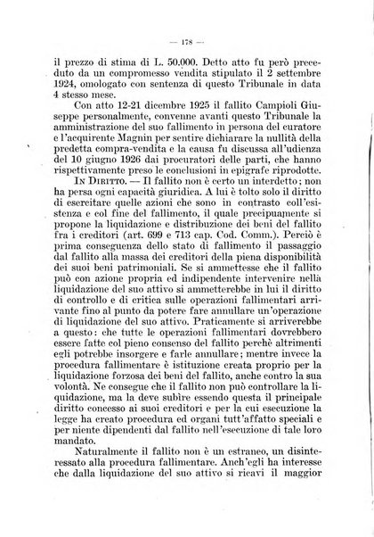 Il diritto fallimentare e delle società commerciali rivista di dottrina e giurisprudenza