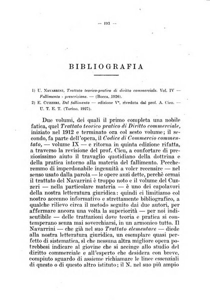 Il diritto fallimentare e delle società commerciali rivista di dottrina e giurisprudenza