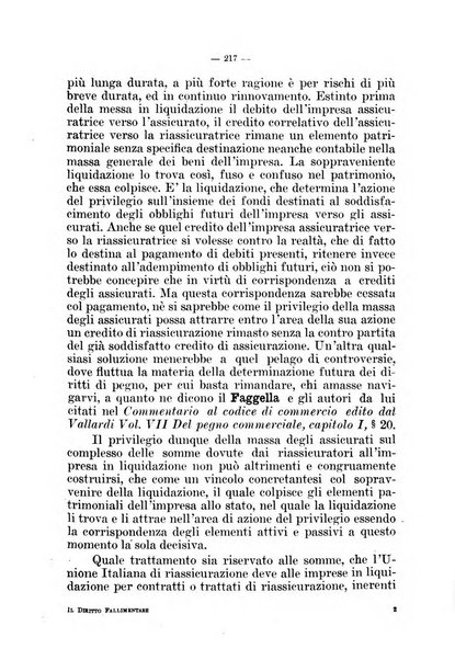 Il diritto fallimentare e delle società commerciali rivista di dottrina e giurisprudenza