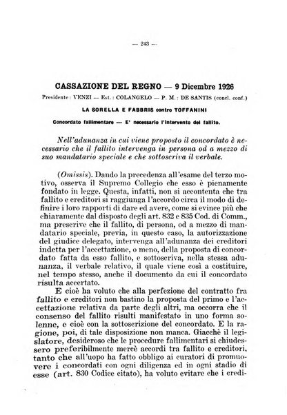 Il diritto fallimentare e delle società commerciali rivista di dottrina e giurisprudenza