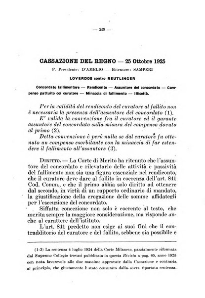 Il diritto fallimentare e delle società commerciali rivista di dottrina e giurisprudenza