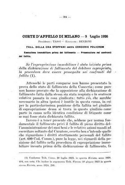 Il diritto fallimentare e delle società commerciali rivista di dottrina e giurisprudenza