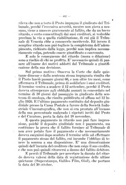 Il diritto fallimentare e delle società commerciali rivista di dottrina e giurisprudenza