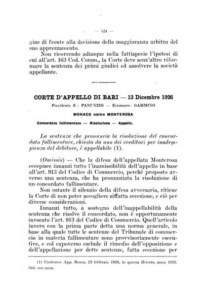 Il diritto fallimentare e delle società commerciali rivista di dottrina e giurisprudenza