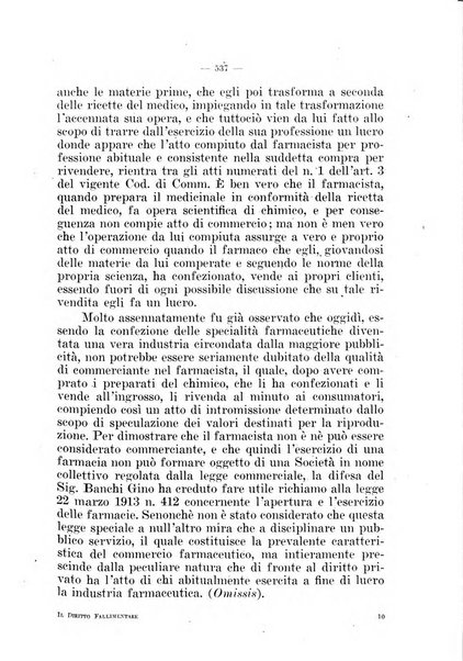 Il diritto fallimentare e delle società commerciali rivista di dottrina e giurisprudenza