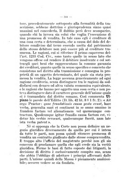 Il diritto fallimentare e delle società commerciali rivista di dottrina e giurisprudenza