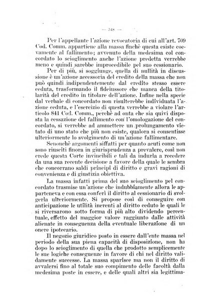 Il diritto fallimentare e delle società commerciali rivista di dottrina e giurisprudenza