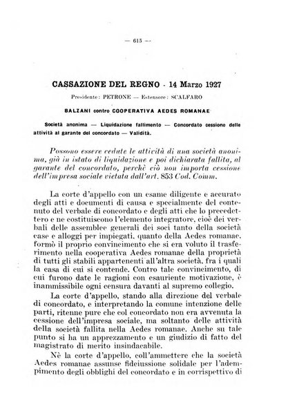 Il diritto fallimentare e delle società commerciali rivista di dottrina e giurisprudenza