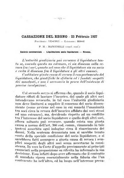 Il diritto fallimentare e delle società commerciali rivista di dottrina e giurisprudenza