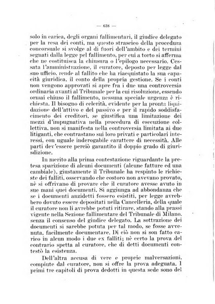 Il diritto fallimentare e delle società commerciali rivista di dottrina e giurisprudenza