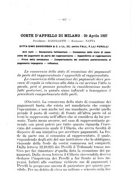 Il diritto fallimentare e delle società commerciali rivista di dottrina e giurisprudenza