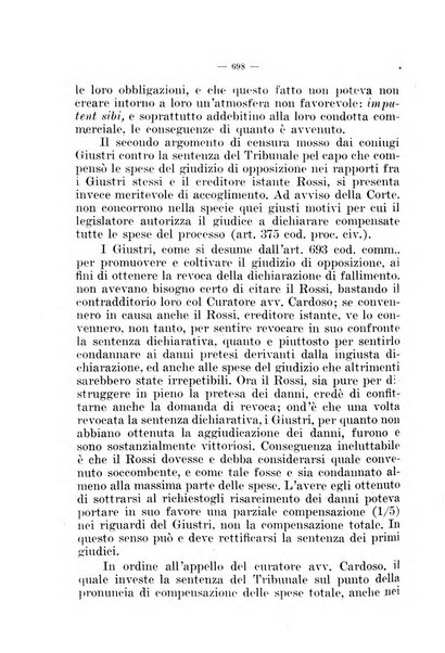 Il diritto fallimentare e delle società commerciali rivista di dottrina e giurisprudenza