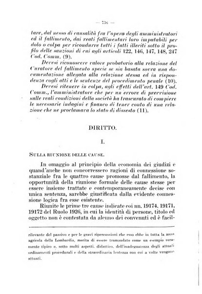 Il diritto fallimentare e delle società commerciali rivista di dottrina e giurisprudenza