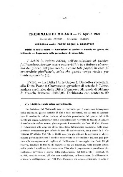 Il diritto fallimentare e delle società commerciali rivista di dottrina e giurisprudenza