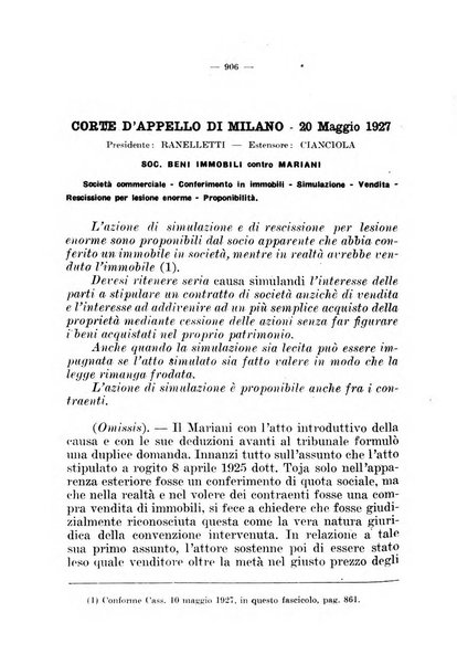 Il diritto fallimentare e delle società commerciali rivista di dottrina e giurisprudenza