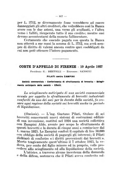 Il diritto fallimentare e delle società commerciali rivista di dottrina e giurisprudenza