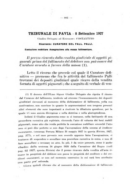 Il diritto fallimentare e delle società commerciali rivista di dottrina e giurisprudenza