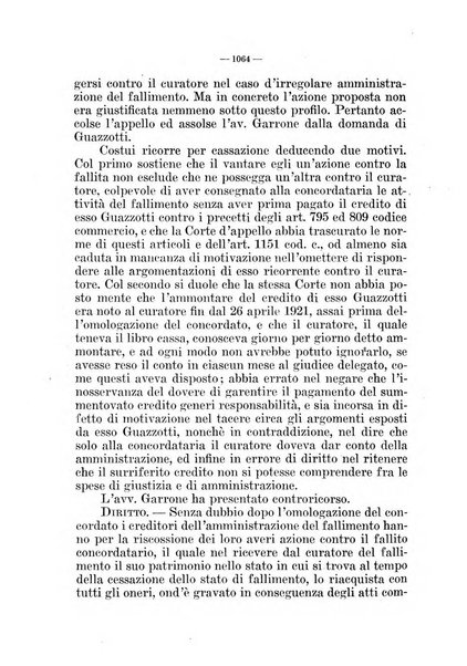 Il diritto fallimentare e delle società commerciali rivista di dottrina e giurisprudenza