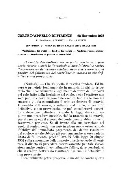 Il diritto fallimentare e delle società commerciali rivista di dottrina e giurisprudenza