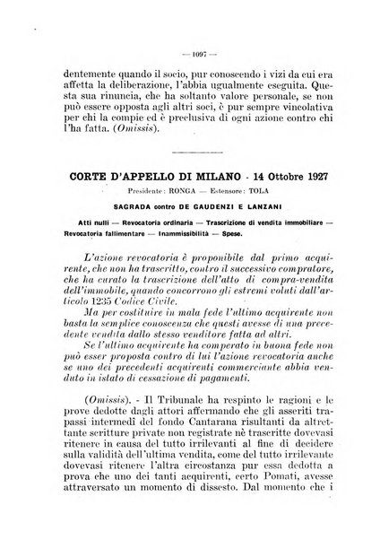 Il diritto fallimentare e delle società commerciali rivista di dottrina e giurisprudenza