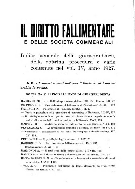 Il diritto fallimentare e delle società commerciali rivista di dottrina e giurisprudenza