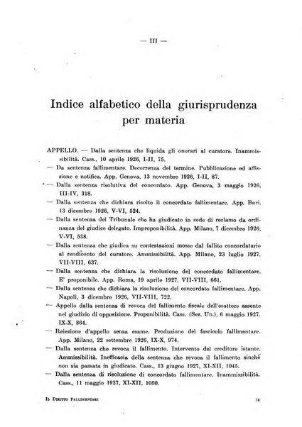 Il diritto fallimentare e delle società commerciali rivista di dottrina e giurisprudenza