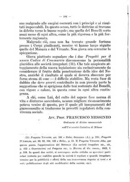 Il diritto fallimentare e delle società commerciali rivista di dottrina e giurisprudenza