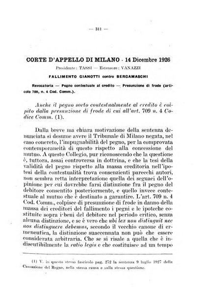 Il diritto fallimentare e delle società commerciali rivista di dottrina e giurisprudenza