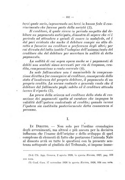 Il diritto fallimentare e delle società commerciali rivista di dottrina e giurisprudenza