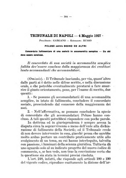 Il diritto fallimentare e delle società commerciali rivista di dottrina e giurisprudenza