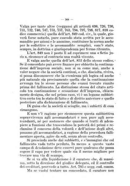 Il diritto fallimentare e delle società commerciali rivista di dottrina e giurisprudenza