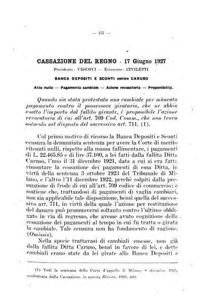 Il diritto fallimentare e delle società commerciali rivista di dottrina e giurisprudenza