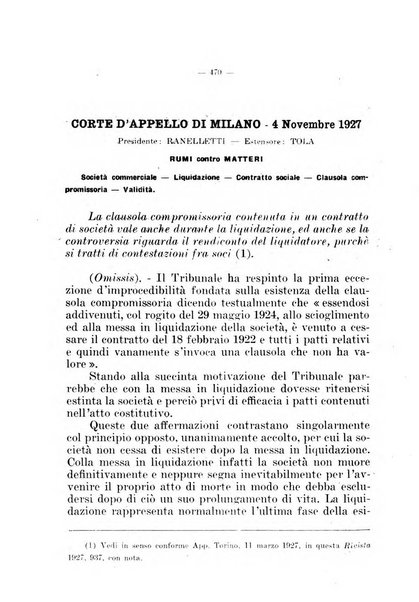 Il diritto fallimentare e delle società commerciali rivista di dottrina e giurisprudenza