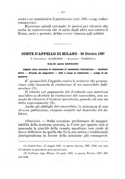 Il diritto fallimentare e delle società commerciali rivista di dottrina e giurisprudenza