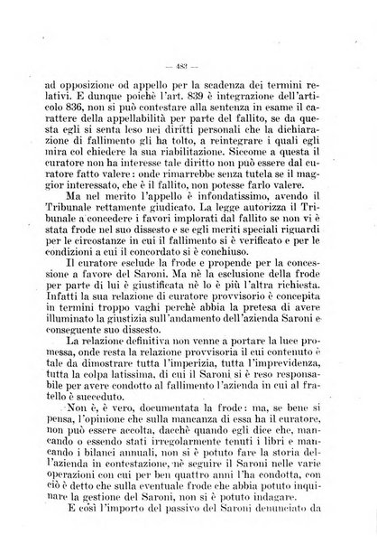 Il diritto fallimentare e delle società commerciali rivista di dottrina e giurisprudenza