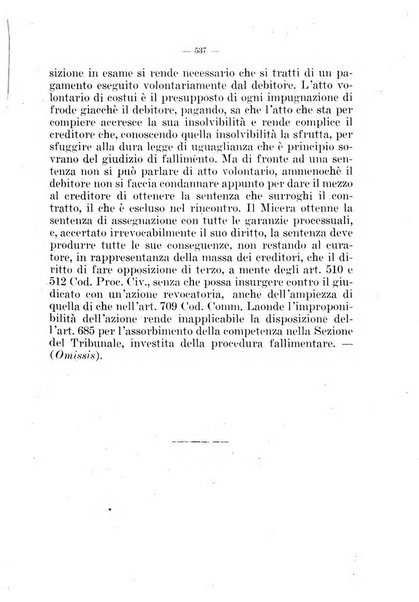 Il diritto fallimentare e delle società commerciali rivista di dottrina e giurisprudenza