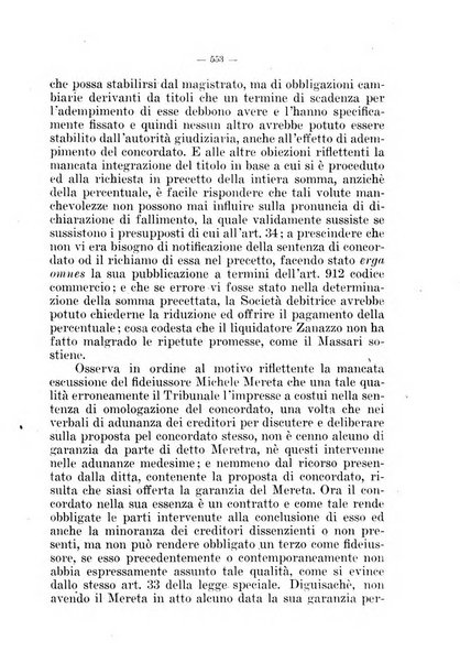 Il diritto fallimentare e delle società commerciali rivista di dottrina e giurisprudenza