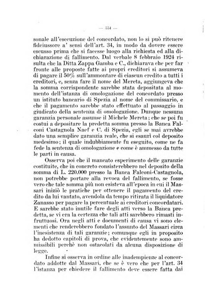 Il diritto fallimentare e delle società commerciali rivista di dottrina e giurisprudenza