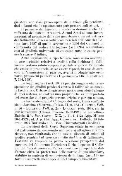 Il diritto fallimentare e delle società commerciali rivista di dottrina e giurisprudenza