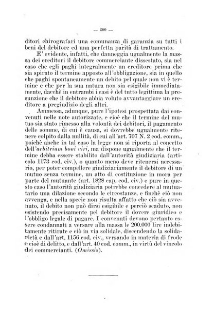 Il diritto fallimentare e delle società commerciali rivista di dottrina e giurisprudenza