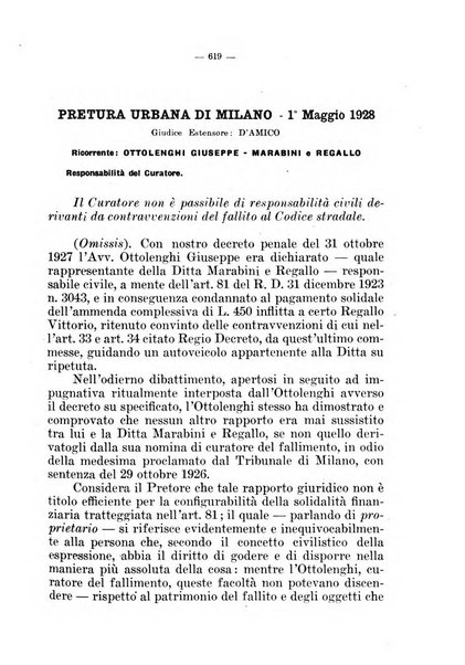 Il diritto fallimentare e delle società commerciali rivista di dottrina e giurisprudenza