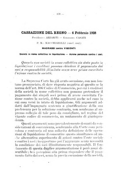 Il diritto fallimentare e delle società commerciali rivista di dottrina e giurisprudenza